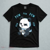 Cute Gaming Panda Pew Video Game Computer Player T-Shirt thumb 5