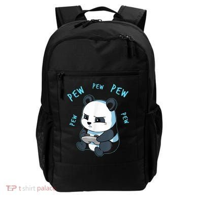Cute Gaming Panda Pew Video Game Computer Player Backpack