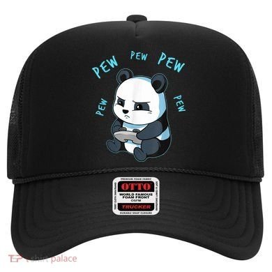 Cute Gaming Panda Pew Video Game Computer Player Hat