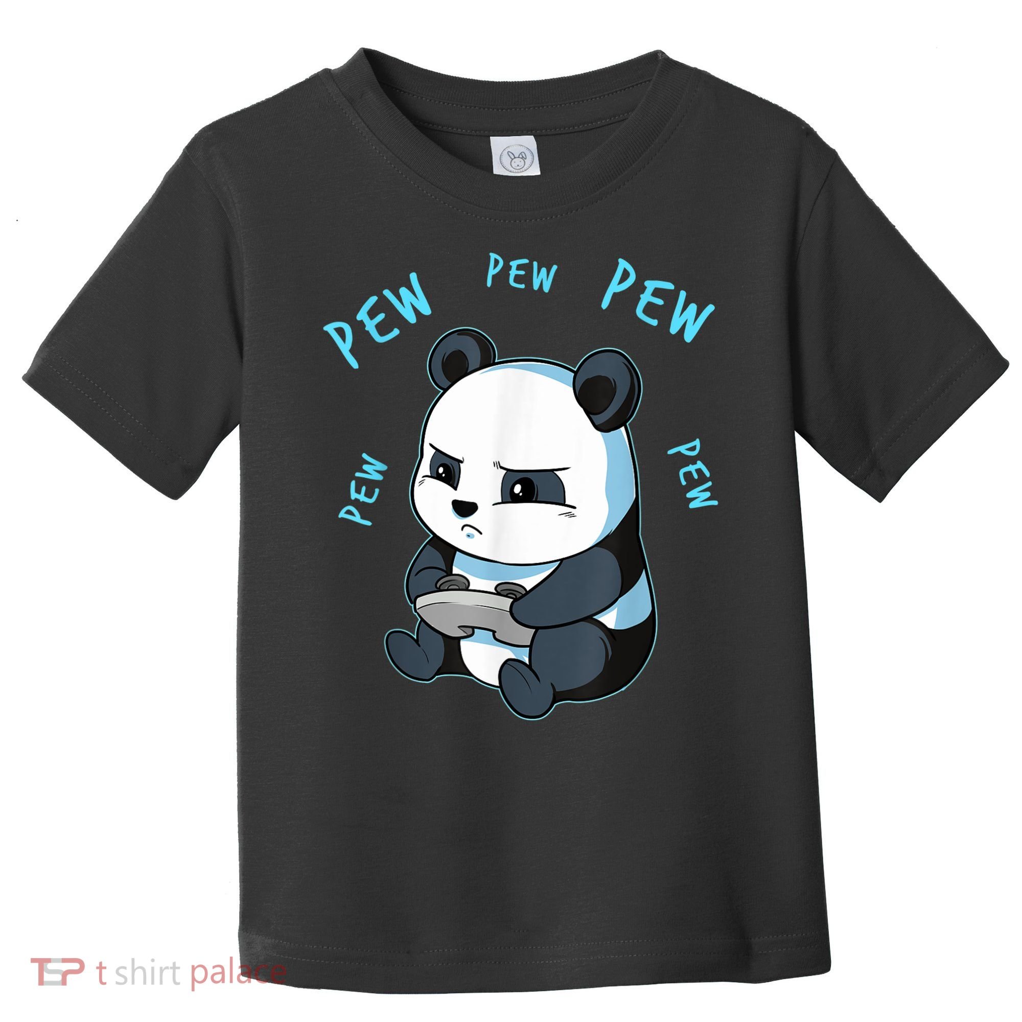 Cute Gaming Panda Pew Video Game Computer Player Toddler T-Shirt