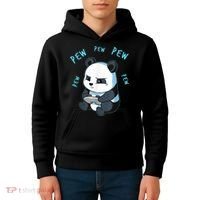 Cute Gaming Panda Pew Video Game Computer Player Kids Hoodie thumb 4