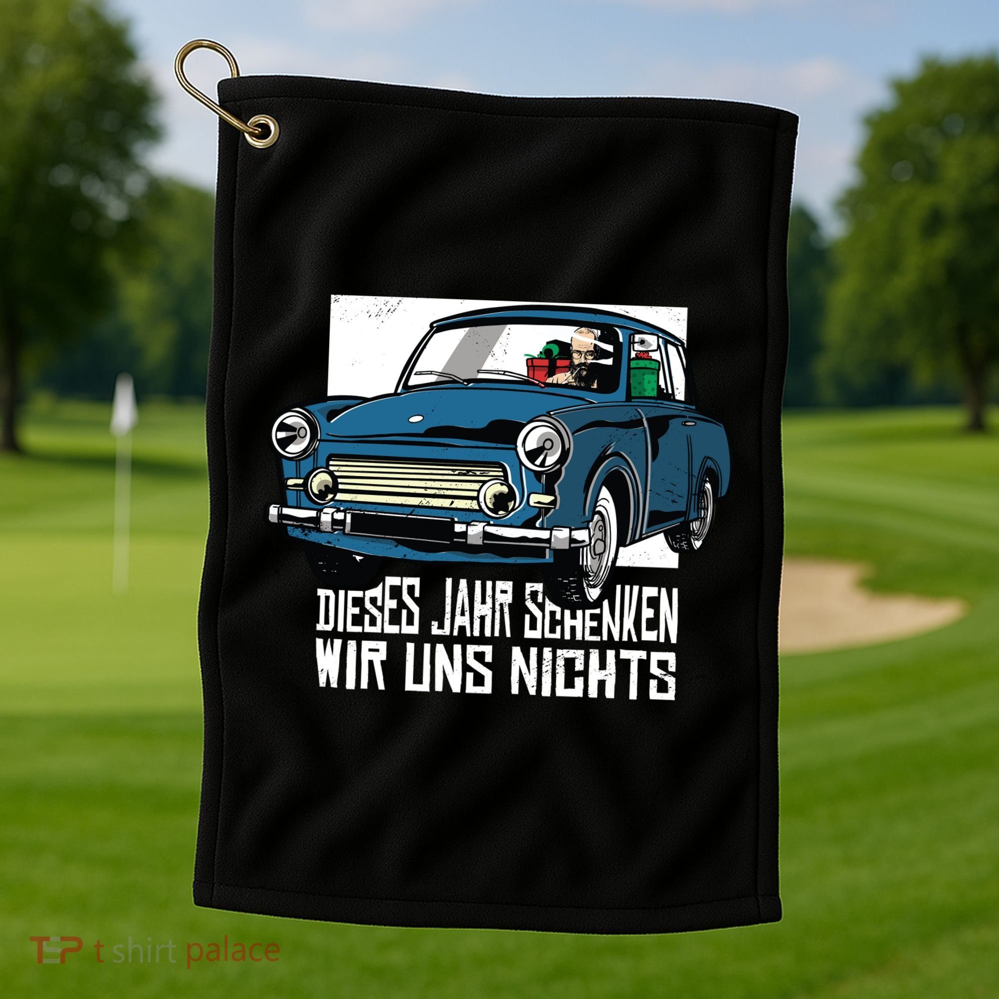 Christmas German Quote Golf Towel