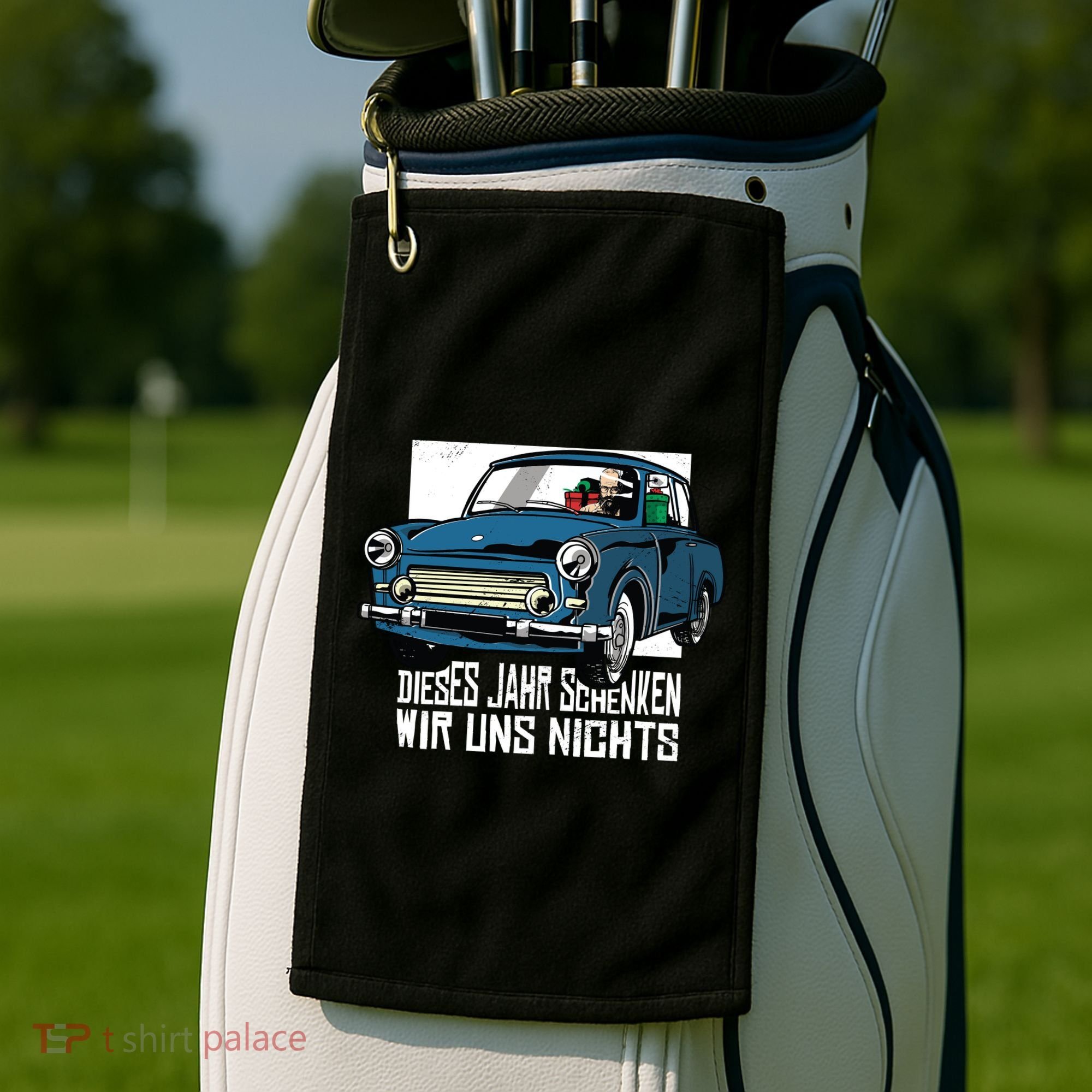 Christmas German Quote Golf Towel