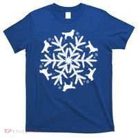 Christmas Golden Retriever Gift Snowflake Golden Retriever Gift T-Shirt thumb 0