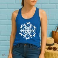 Christmas Golden Retriever Gift Snowflake Golden Retriever Gift Women's Tank Top thumb 2