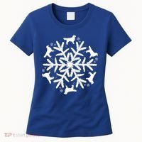 Christmas Golden Retriever Gift Snowflake Golden Retriever Gift Women's T-Shirt thumb 0