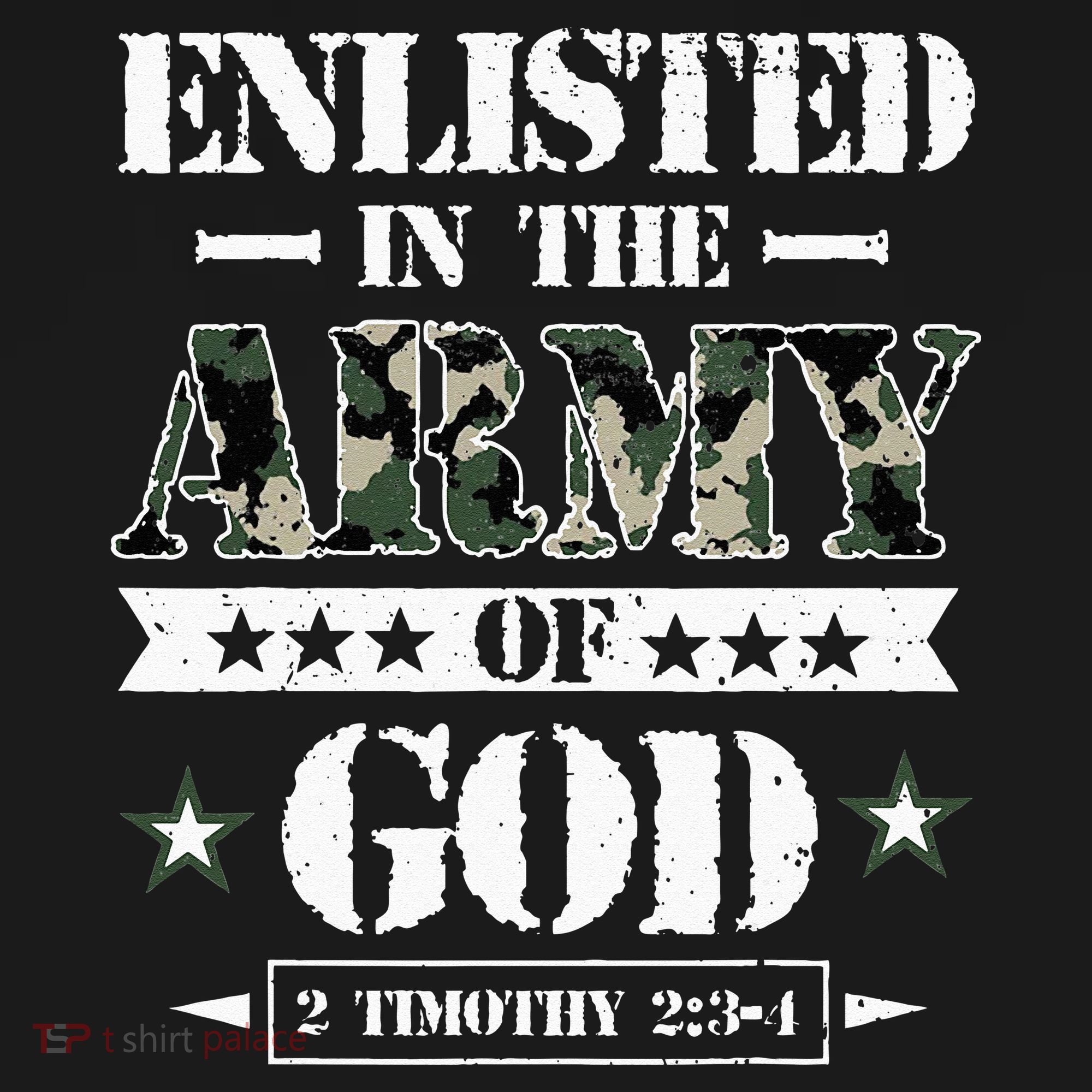 Christian gifts religious bible verse scriptures God's Army Bucket Hat