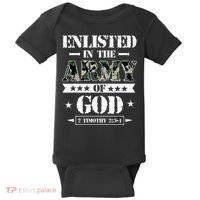 Christian gifts religious bible verse scriptures God's Army Baby Bodysuit thumb 0