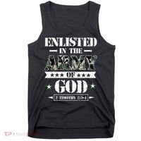 Christian gifts religious bible verse scriptures God's Army Tank Top thumb 0