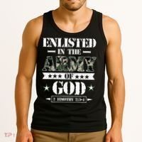 Christian gifts religious bible verse scriptures God's Army Tank Top thumb 3