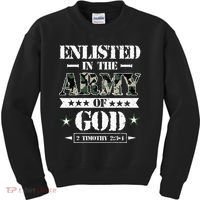 Christian gifts religious bible verse scriptures God's Army Kids Sweatshirt thumb 0