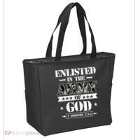 Christian gifts religious bible verse scriptures God's Army Tote Bag thumb 2