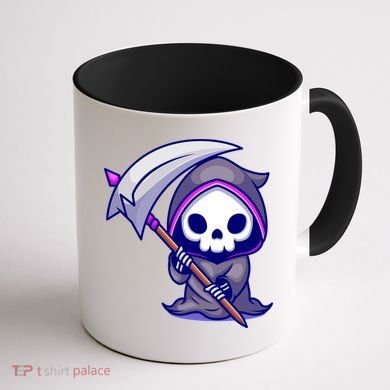 Cute Grim Reaper Coffee Mug back