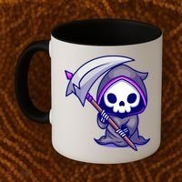 Cute Grim Reaper Coffee Mug thumb 2
