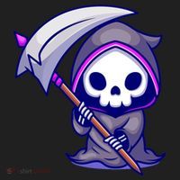 Cute Grim Reaper Tumbler thumb 3