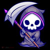 Cute Grim Reaper Ornament thumb 1