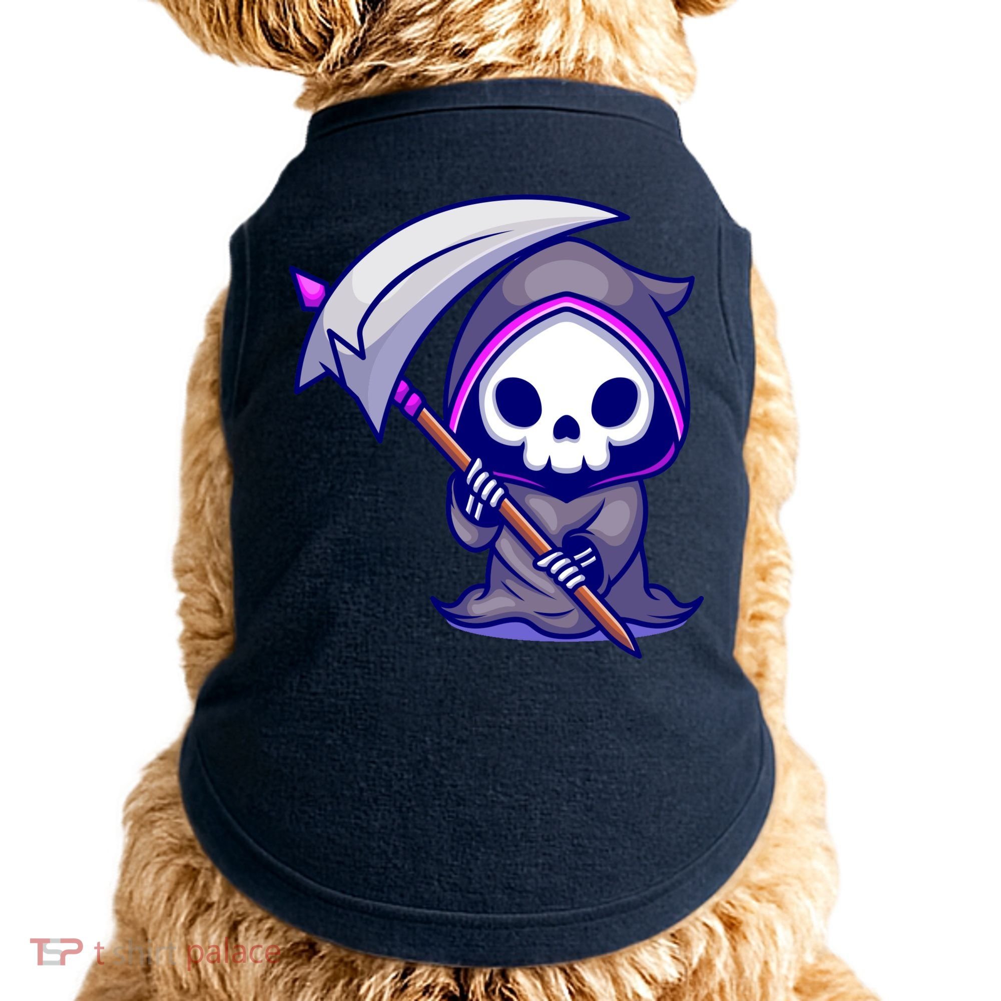 Cute Grim Reaper Doggie Tank