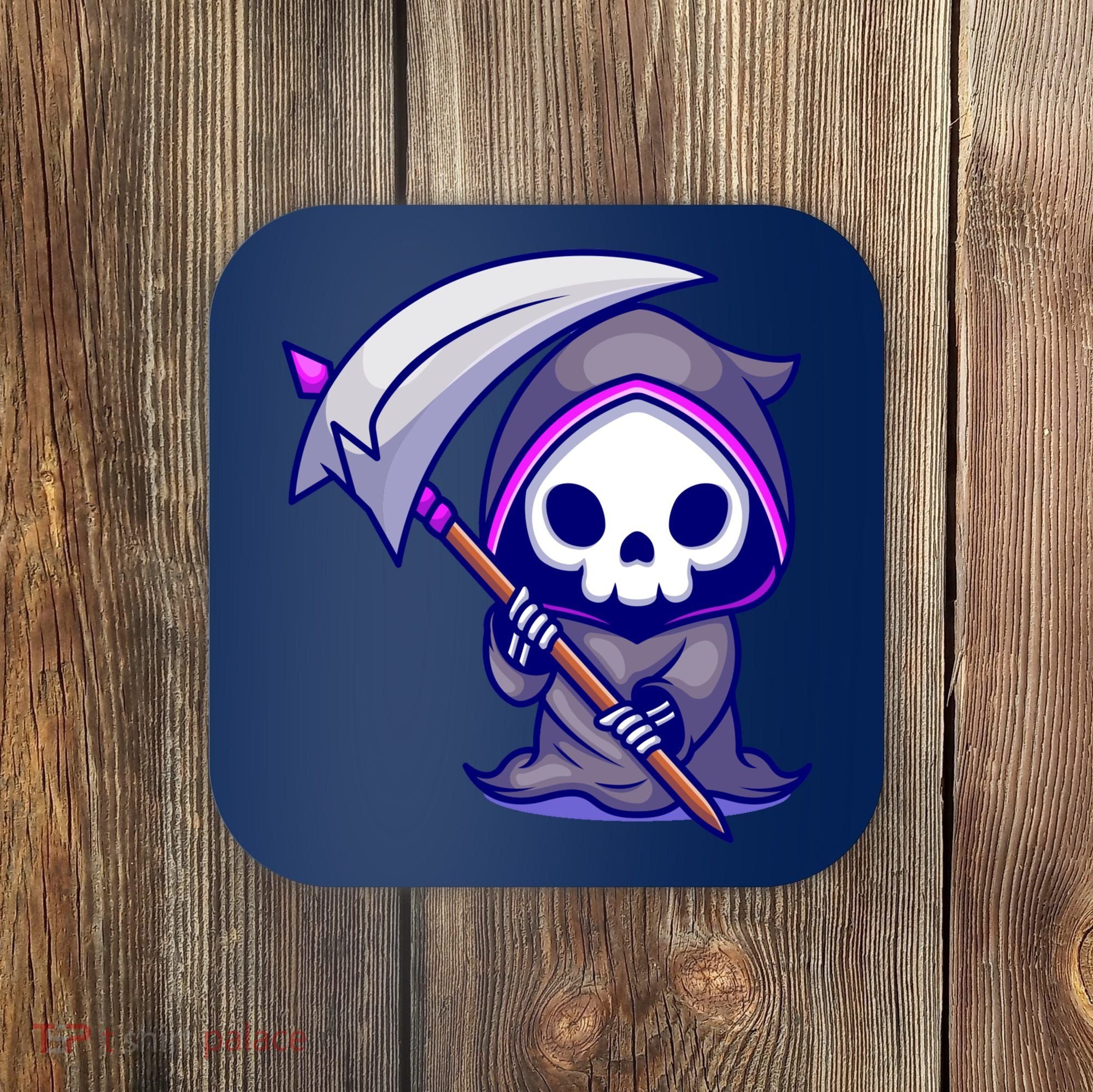 Cute Grim Reaper Coaster