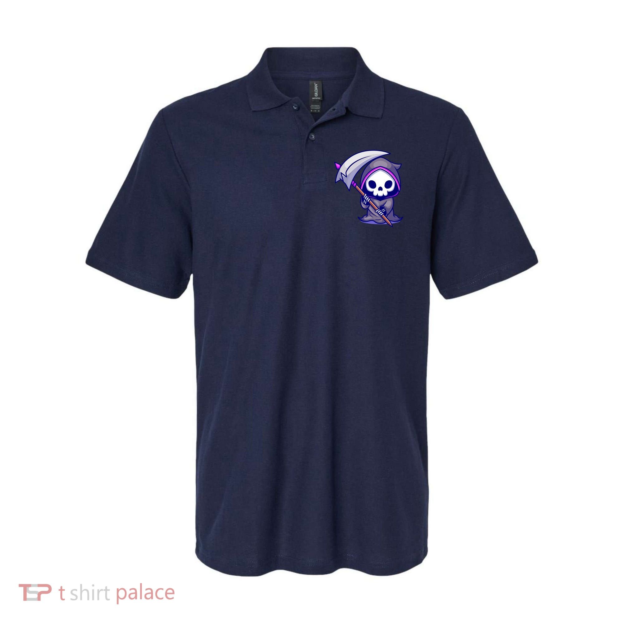 Cute Grim Reaper Polo