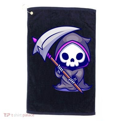 Cute Grim Reaper Golf Towel