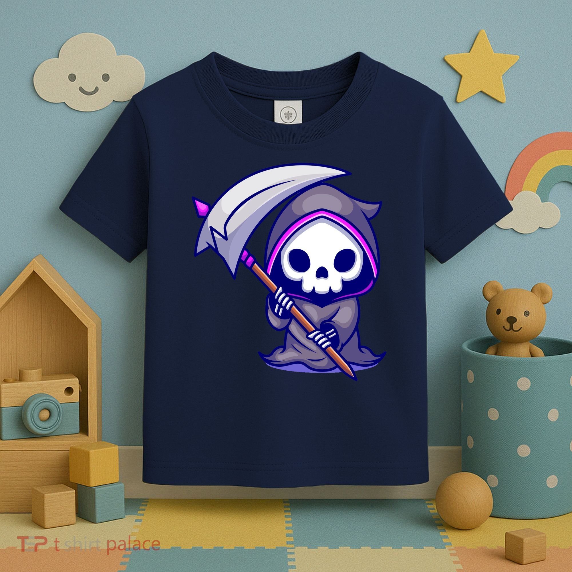 Cute Grim Reaper Toddler T-Shirt