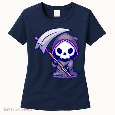 Cute Grim Reaper Women's T-Shirt