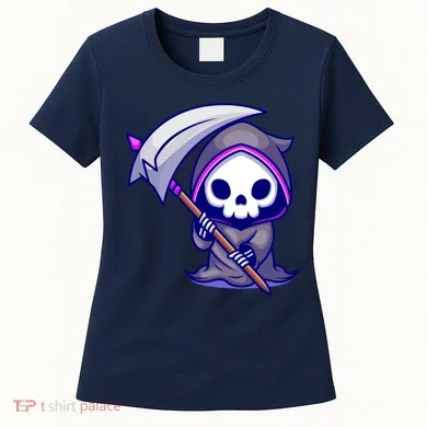 Cute Grim Reaper Women's T-Shirt