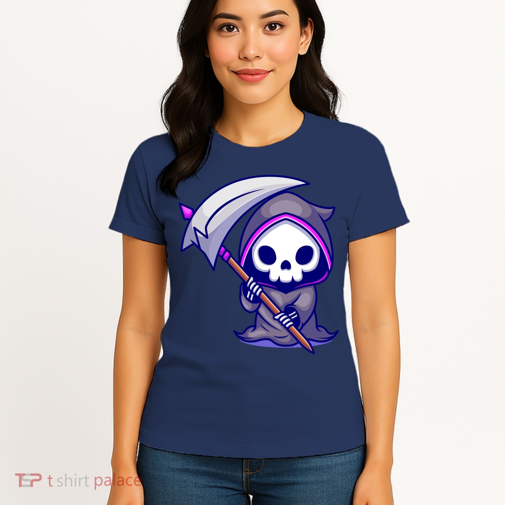 Cute Grim Reaper Women's T-Shirt