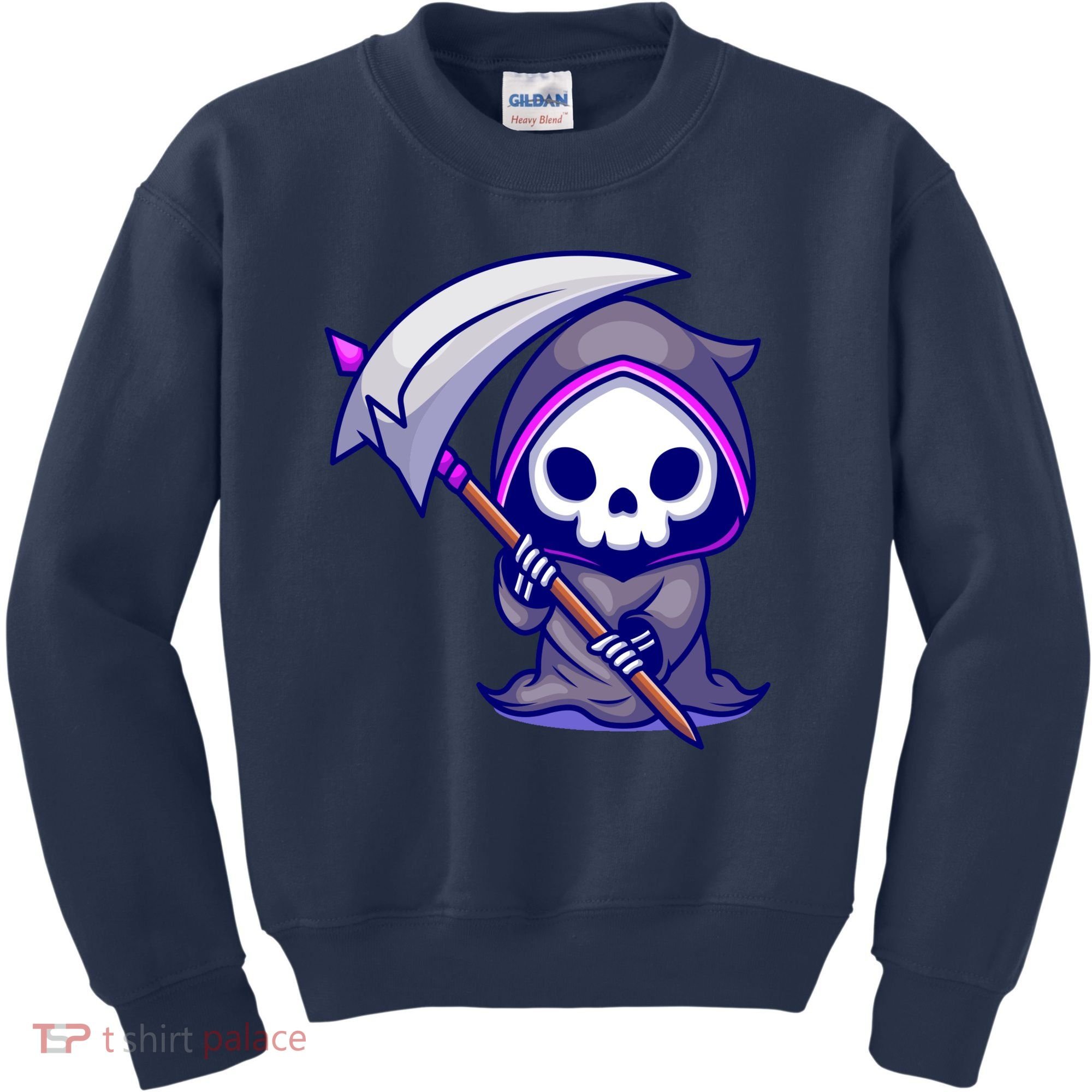 Cute Grim Reaper Kids Sweatshirt