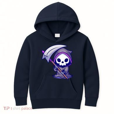 Cute Grim Reaper Kids Hoodie
