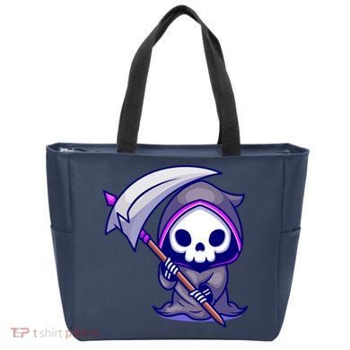 Cute Grim Reaper Tote Bag