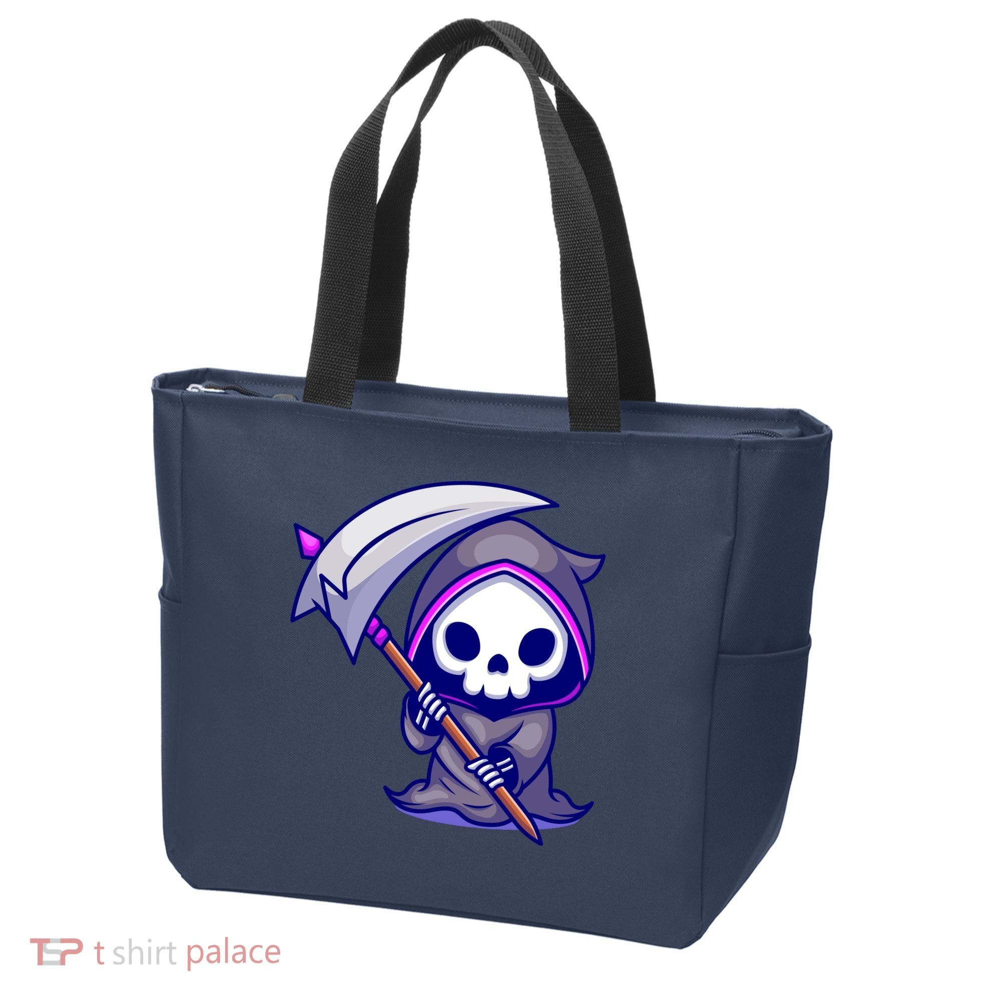 Cute Grim Reaper Tote Bag