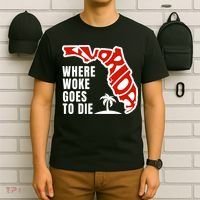 Conservative Governor Ron Desantis Quote:Florida Is Where Woke Goes To Die T-Shirt thumb 6
