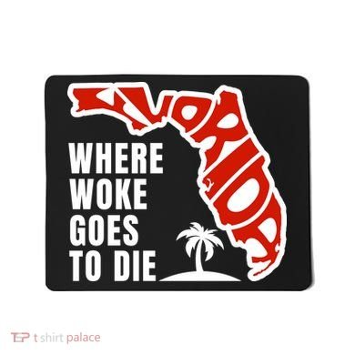 Conservative Governor Ron Desantis Quote:Florida Is Where Woke Goes To Die Mousepad