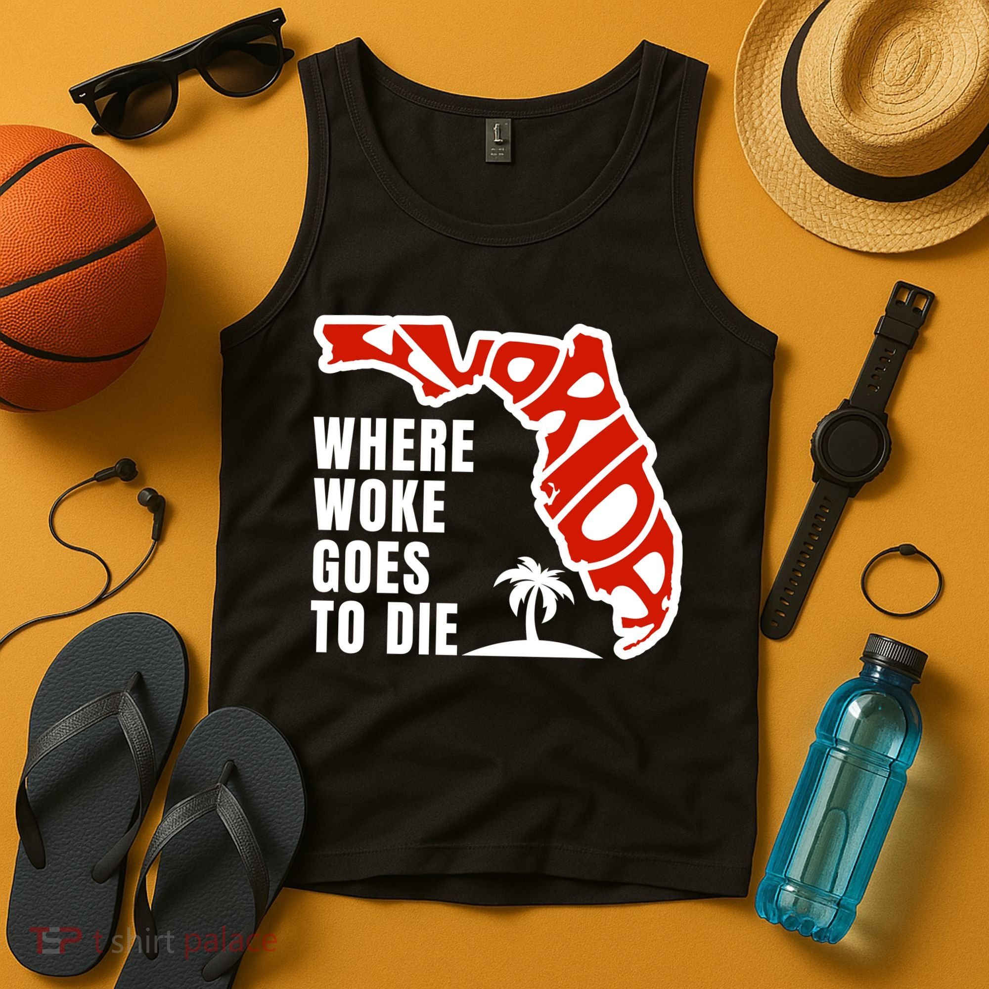 Conservative Governor Ron Desantis Quote:Florida Is Where Woke Goes To Die Tank Top