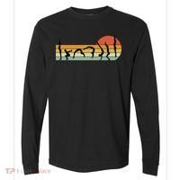 Cool Gymnasts Retro Sunset Girl Gymnastics Comfort Colors Heavyweight Long Sleeve T-Shirt thumb 0
