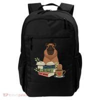 Capybara Glasses Reading Books Capybara Nerd Bookworm Backpack thumb 0