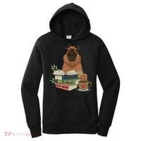 Capybara Glasses Reading Books Capybara Nerd Bookworm Women's Hoodie thumb 0