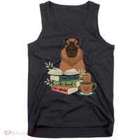Capybara Glasses Reading Books Capybara Nerd Bookworm Tank Top thumb 0