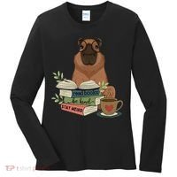 Capybara Glasses Reading Books Capybara Nerd Bookworm Women's Long Sleeve Shirt thumb 0