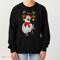 Cockatoo Gorgeous Reindeer Christmas Tree Light Xmas Cute Gift Women's Sweatshirt thumb 0