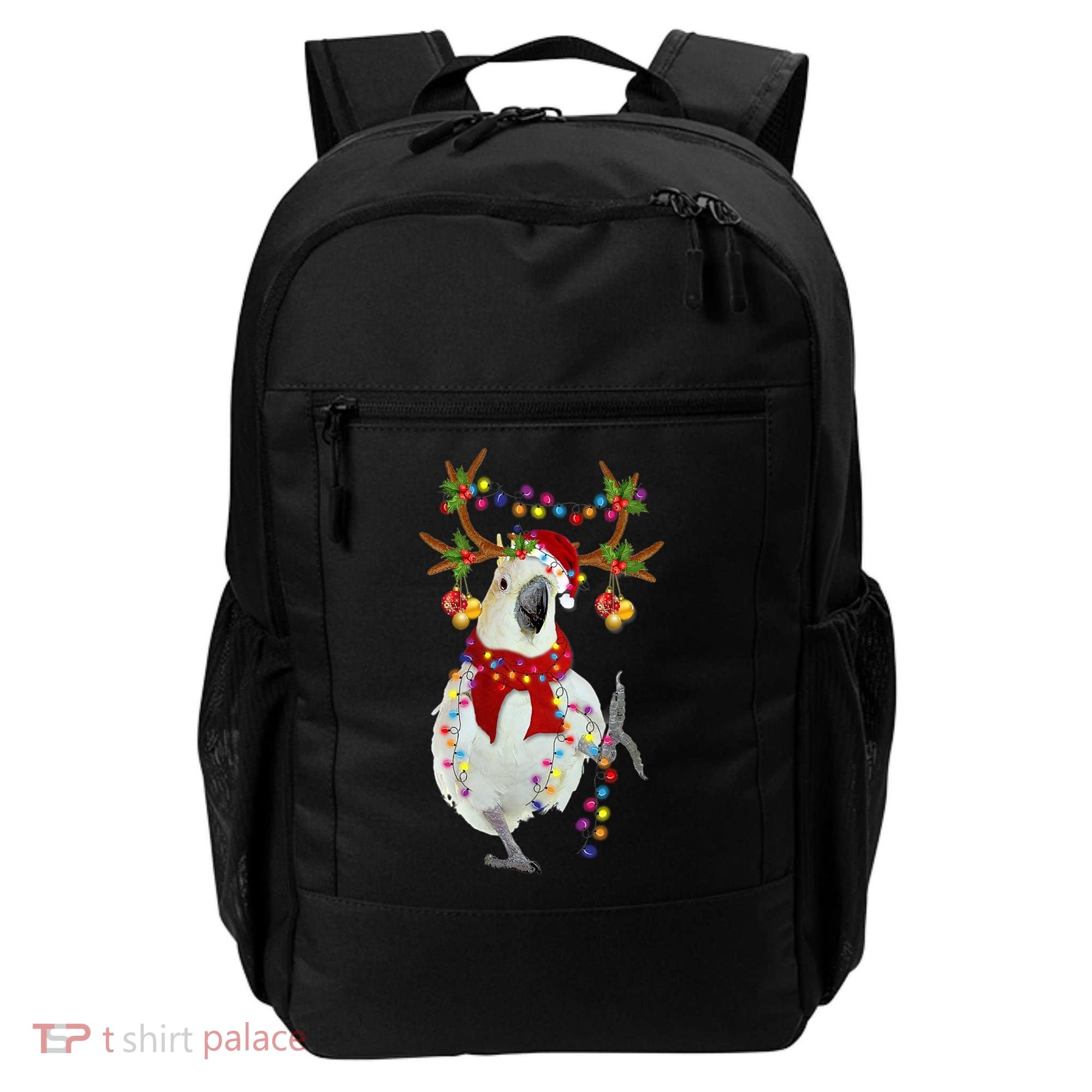 Cockatoo Gorgeous Reindeer Christmas Tree Light Xmas Cute Gift Backpack