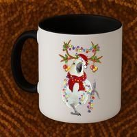 Cockatoo Gorgeous Reindeer Christmas Tree Light Xmas Cute Gift Coffee Mug thumb 2