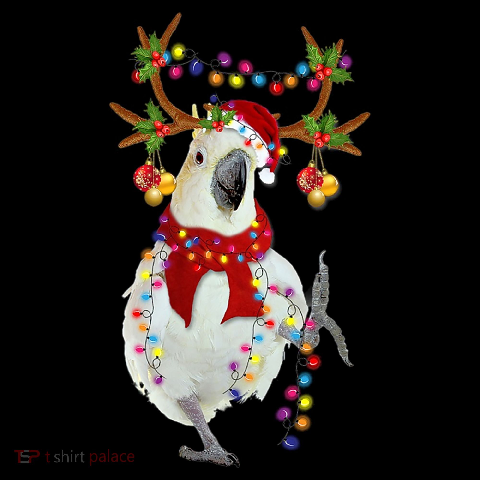 Cockatoo Gorgeous Reindeer Christmas Tree Light Xmas Cute Gift Coffee Mug