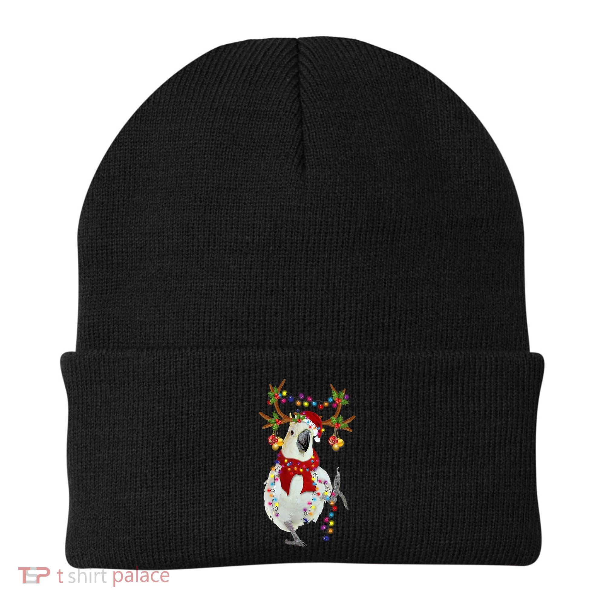 Cockatoo Gorgeous Reindeer Christmas Tree Light Xmas Cute Gift Beanie