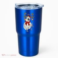 Cockatoo Gorgeous Reindeer Christmas Tree Light Xmas Cute Gift Tumbler thumb 0