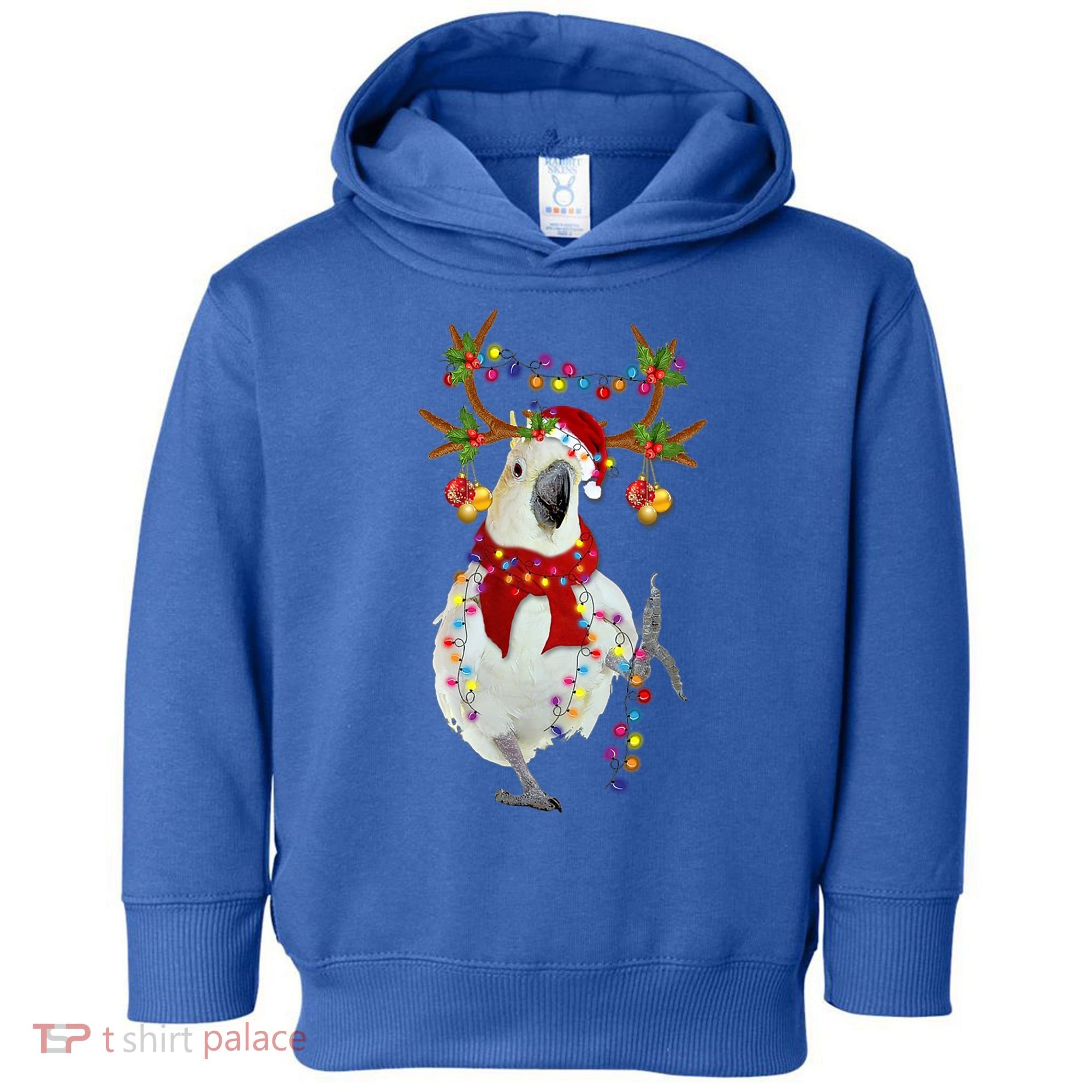 Cockatoo Gorgeous Reindeer Christmas Tree Light Xmas Cute Gift Toddler Hoodie