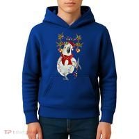 Cockatoo Gorgeous Reindeer Christmas Tree Light Xmas Cute Gift Kids Hoodie thumb 4