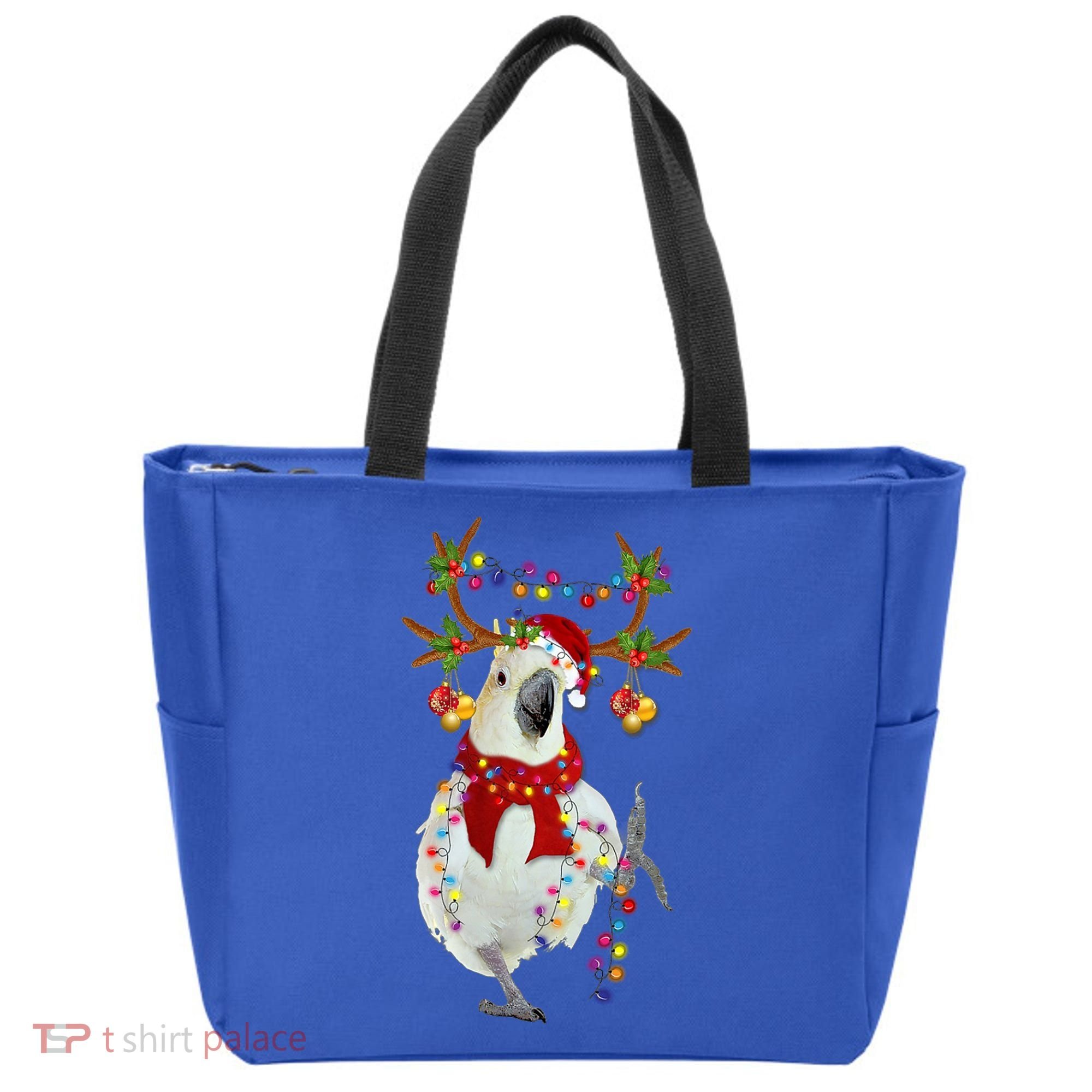 Cockatoo Gorgeous Reindeer Christmas Tree Light Xmas Cute Gift Tote Bag
