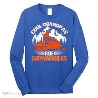 Cool Grandpas Ride Snowmobiles Funny Snowmobile Dad Grandpa Gift Long Sleeve Shirt thumb 0